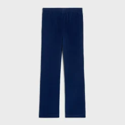 tracksuit pants in velvet jersey