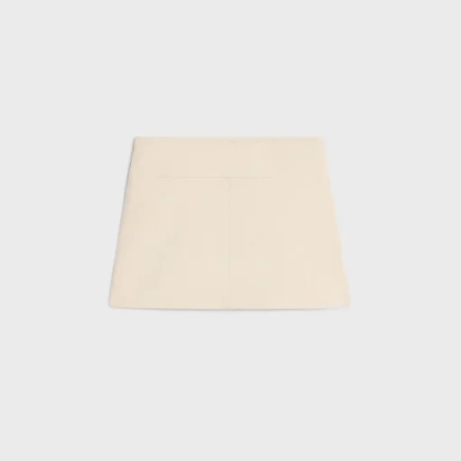 trapeze mini skirt in cashmere tweed