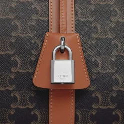TRAVEL DOG BAG IN TRIOMPHE CANVAS AND CALFKSIN
