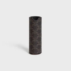 TRAVEL SPRAY Case in Triomphe Canvas and Calfskin