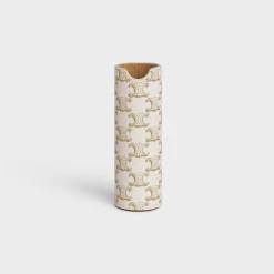 TRAVEL SPRAY Case in Triomphe Canvas and Calfskin