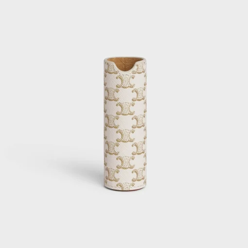 TRAVEL SPRAY Case in Triomphe Canvas and Calfskin