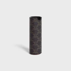 TRAVEL SPRAY Case in Triomphe Canvas and Calfskin