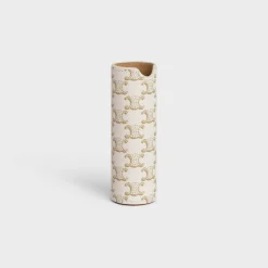 TRAVEL SPRAY Case in Triomphe Canvas and Calfskin