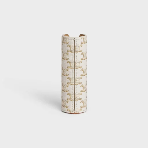 TRAVEL SPRAY Case in Triomphe Canvas and Calfskin