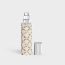 TRAVEL SPRAY Case in Triomphe Canvas and Calfskin