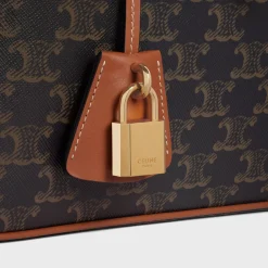 Travel Vanity Case in Triomphe Canvas and Calfskin