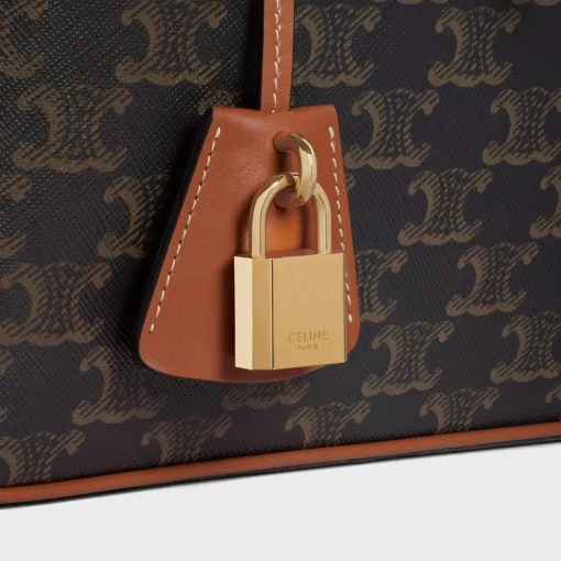 Travel Vanity Case in Triomphe Canvas and Calfskin