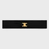 Triomphe Athletic Headband in Polyamide, Elastane and Brass with Gold Finish