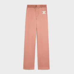 triomphe athletic pants in satin