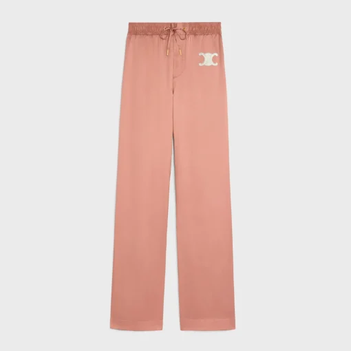 triomphe athletic pants in satin