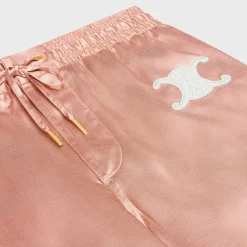 triomphe athletic pants in satin