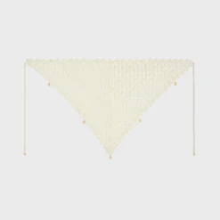 triomphe bandana in crocheted cotton