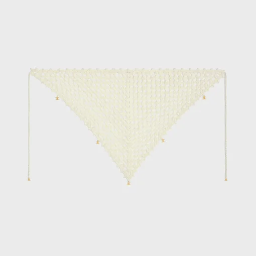 triomphe bandana in crocheted cotton