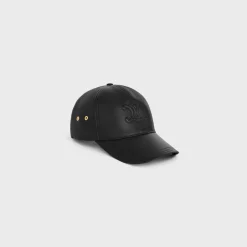 triomphe baseball cap in lambskin