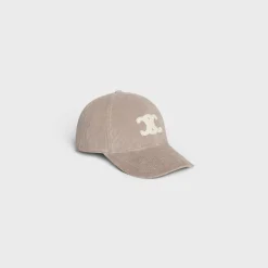 triomphe baseball cap in corduroy