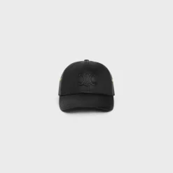 triomphe baseball cap in lambskin