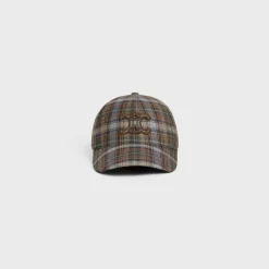 Triomphe baseball cap in cashmere
