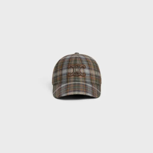 Triomphe baseball cap in cashmere