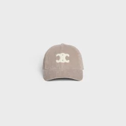 triomphe baseball cap in corduroy