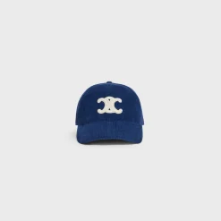 triomphe baseball cap in corduroy