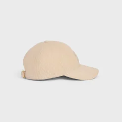 Triomphe baseball cap in corduroy