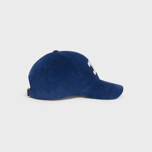 triomphe baseball cap in corduroy