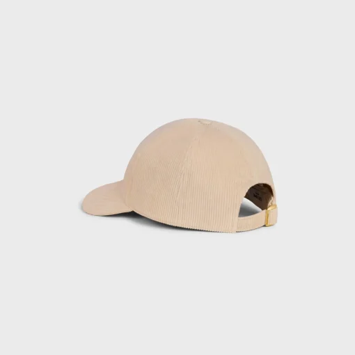 Triomphe baseball cap in corduroy