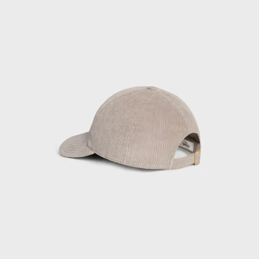 triomphe baseball cap in corduroy