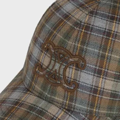 Triomphe baseball cap in cashmere
