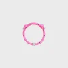 Triomphe Beach Bracelet in Polyester and Brass with Rhodium Finish