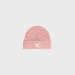 Triomphe beanie in heritage cashmere