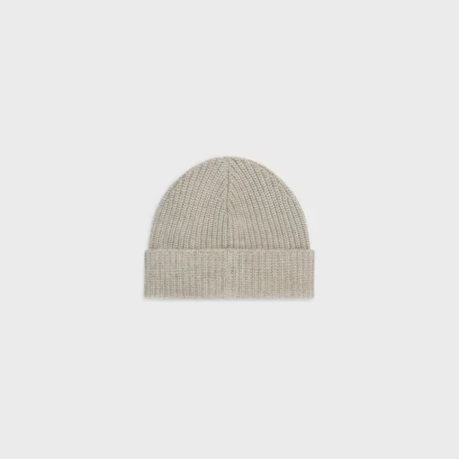 Triomphe beanie in heritage cashmere
