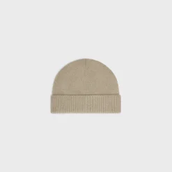 triomphe beanie in wool and cashmere