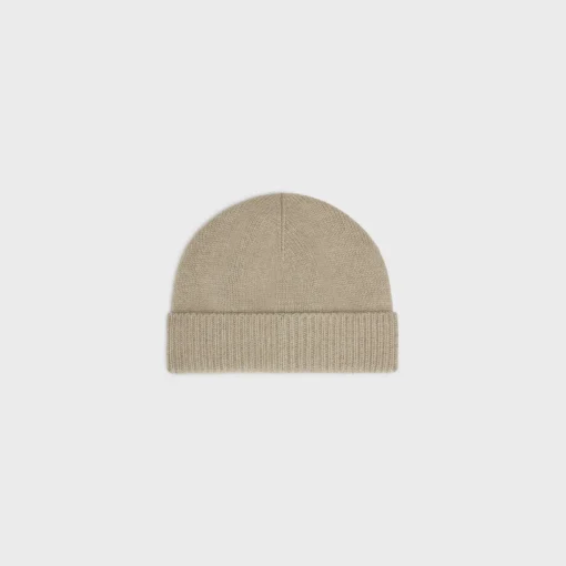 triomphe beanie in wool and cashmere
