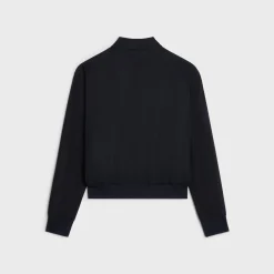 triomphe blouson jacket in rayon twill