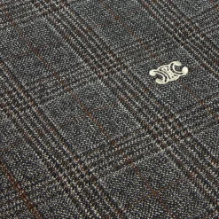 triomphe blouson jacket in prince of wales wool