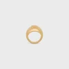Triomphe Bold Ring in Brass with Gold Finish
