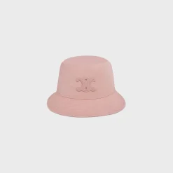 triomphe bucket hat in cotton gabardine