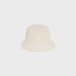 triomphe bucket hat in corduroy