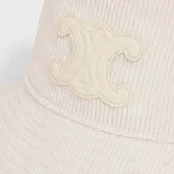 triomphe bucket hat in corduroy