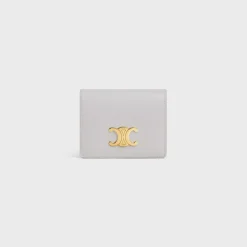 TRIOMPHE BUSINESS CARD HOLDER in SHINY CALFSKIN
