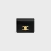 TRIOMPHE BUSINESS CARD HOLDER in SHINY CALFSKIN