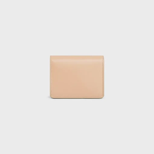 TRIOMPHE BUSINESS CARD HOLDER in SHINY CALFSKIN
