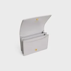 TRIOMPHE BUSINESS CARD HOLDER in SHINY CALFSKIN