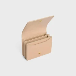 TRIOMPHE BUSINESS CARD HOLDER in SHINY CALFSKIN