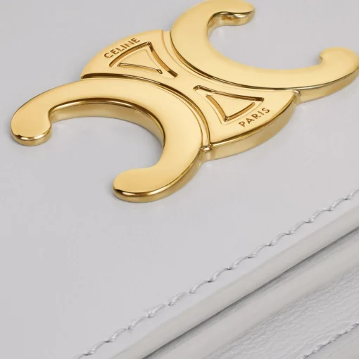 TRIOMPHE BUSINESS CARD HOLDER in SHINY CALFSKIN