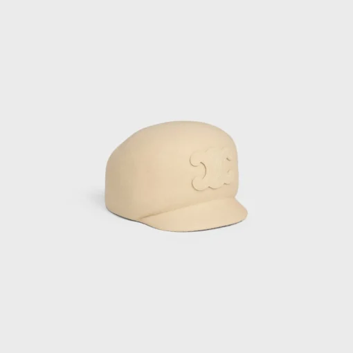 Triomphe cap in wool felt