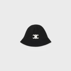Triomphe cloche beanie in cashmere