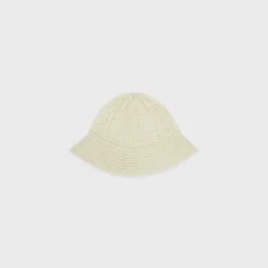 TRIOMPHE CLOCHE BEANIE IN ARAN ALPACA WOOL